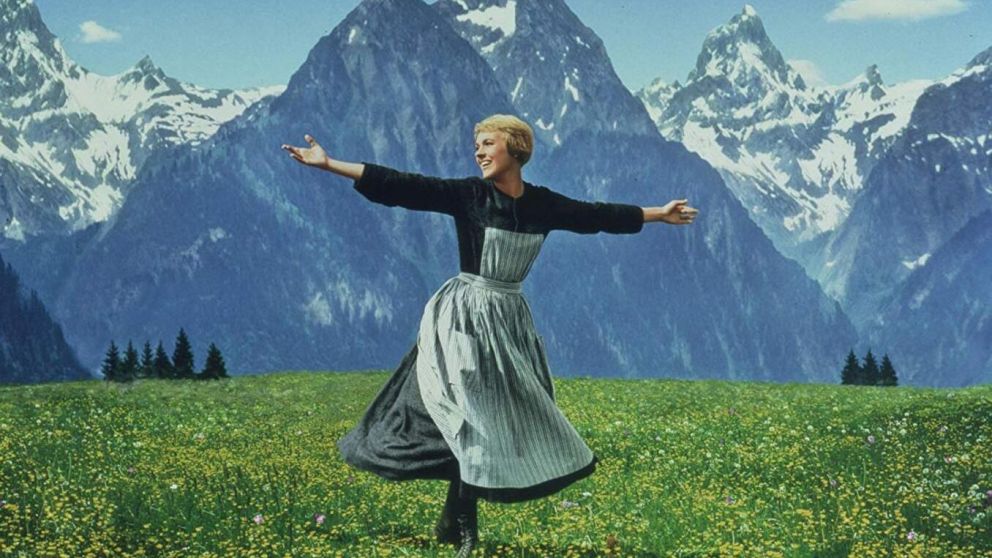 Julie Andrews en "La novicia rebelde".