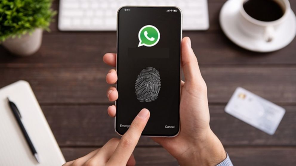 WhatsApp: con este truco pod�s bloquear la cuenta con tu huella dactilar (imagen ilustrativa).
