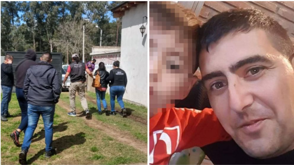 El operativo en el que quedó detenida la pareja del policía envenenado.