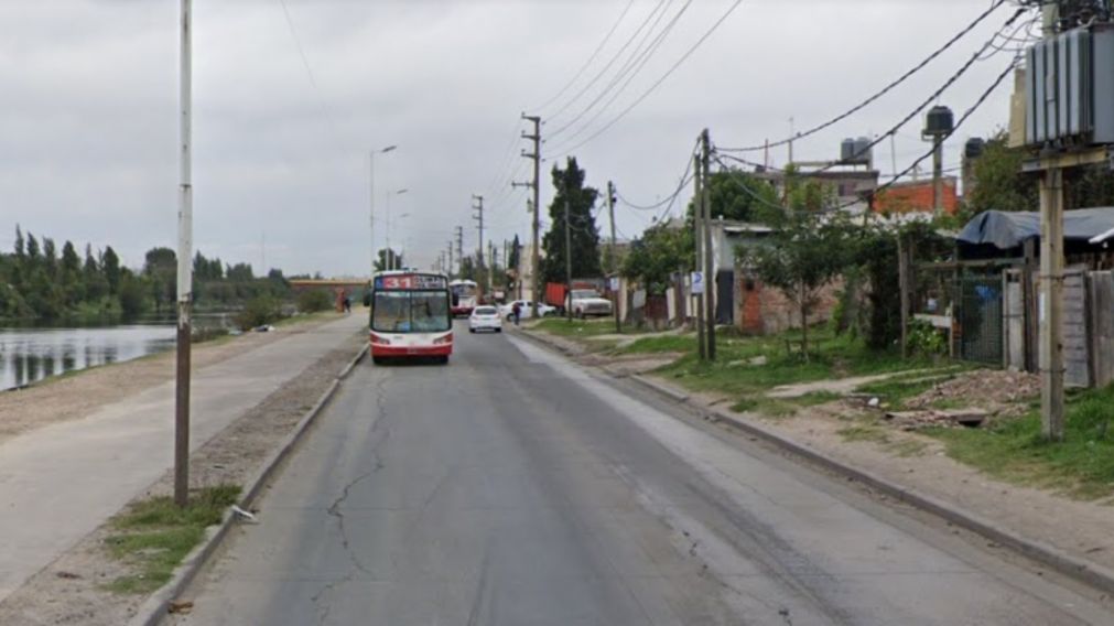 Acá se produjo el intento de asalto al efectivo de la Policía Federal.