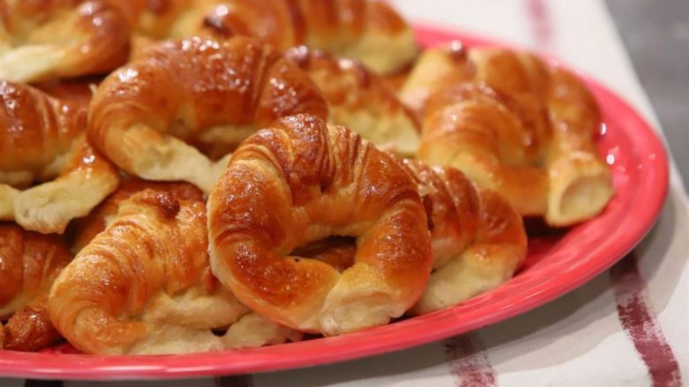 Bañadas en almíbar y recién salidas del horno, igual a las que sirven en la panadería.