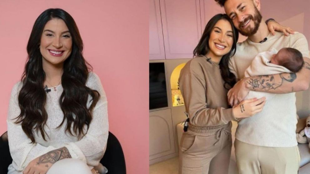 La pareja recibió a Cris el pasado 15 de julio.