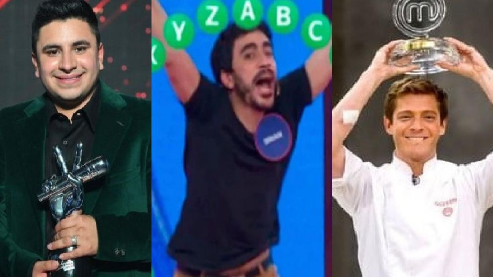 Francisco Benítez, Brian Parkinson y Gastón Dalmau son tres de los últimos ganadores de realitys de Telefe.