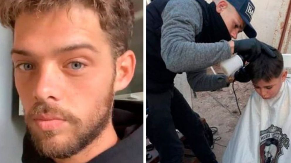 Santi Maratea inici� una campa�a para ayudar al peluquero solidario.
