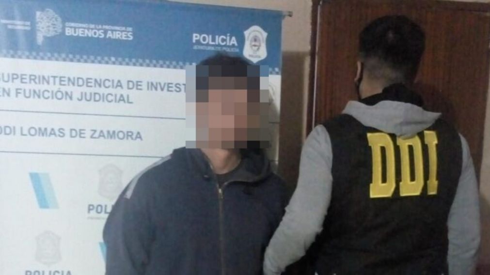 Este es el sujeto que fue capturado por los investigadores en la localidad de Llavallol.