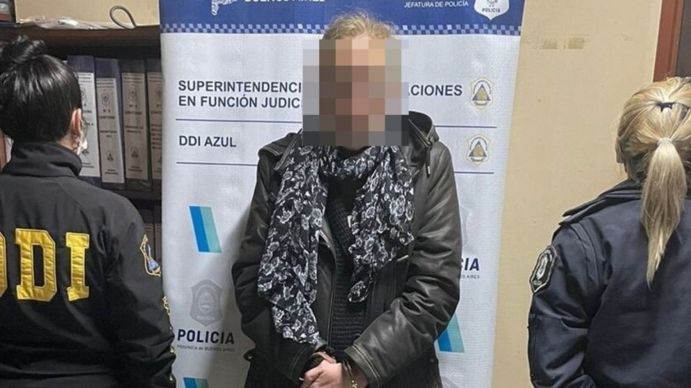 Esta es la mujer, de 57 años, que fue apresada por haber herido gravemente al profesional.