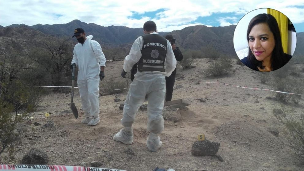 Hallaron los restos de Eugenia Olivera (37) en una zona conocida como Amanao (Gentileza Ancasti).