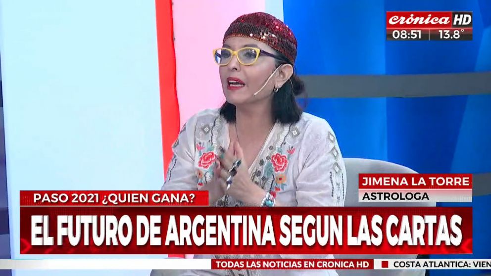 Jimena La Torre explicó las cartas natales de los precandidatos de las elecciones 2021.