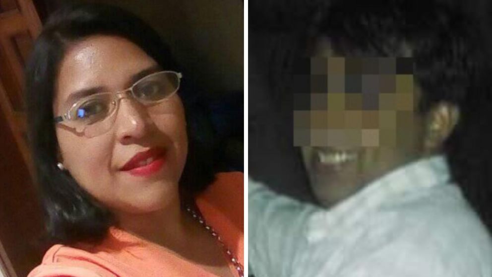 La víctima, Eugenia Olivera (37), y su ex pareja, Eliseo Guerrero (33), quien confesó ser el autor del femicidio.