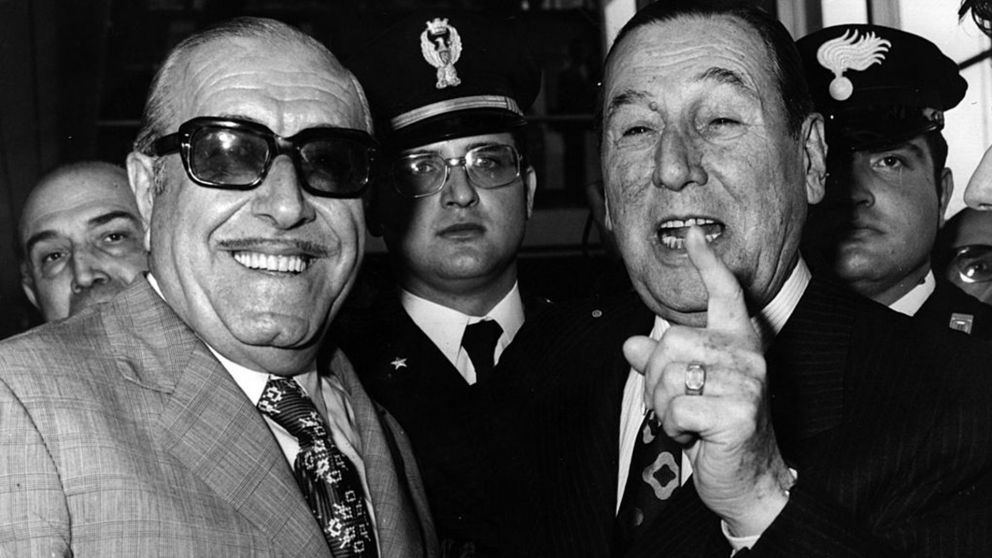 Héctor Cámpora y Juan Domingo Perón, la dupla que llegó a la poder en 1973.