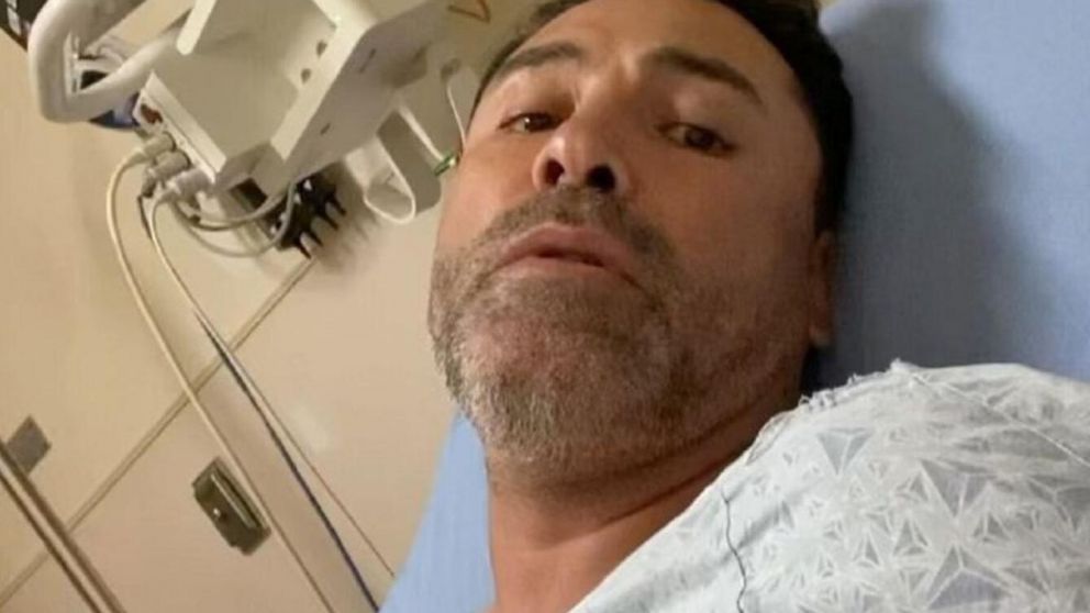 Oscar De la Hoya tiene coronavirus y debi� ser internado (Captura de video).