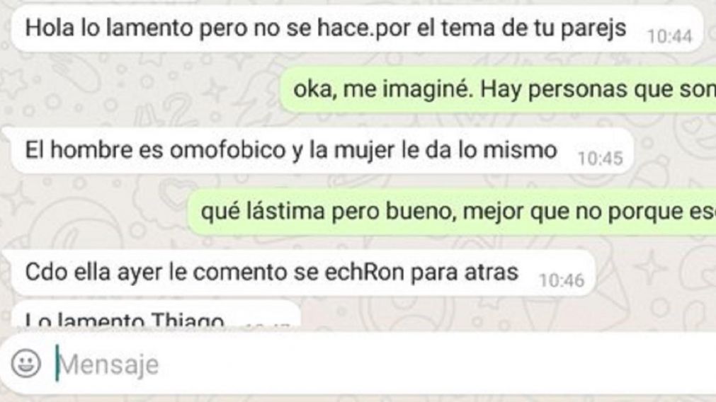 Otro caso de homofobia contra una pareja que quiso alquilar un departamento (Imagen ilustrativa).