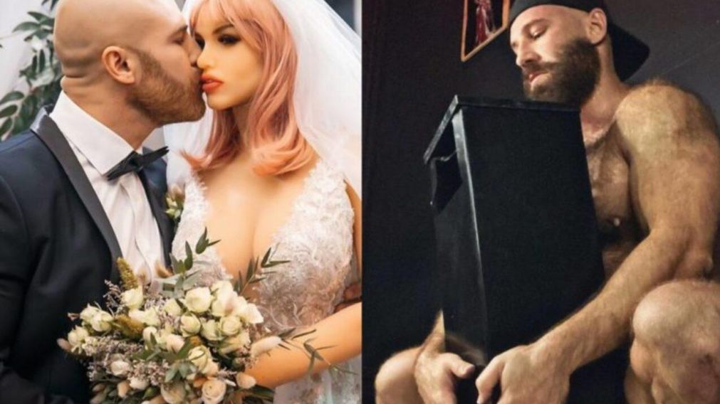 El fisicoculturista que se hab�a casado con una mu�eca inflable pudo dejar atr�s su dolorosa ruptura y encontr� un nuevo e ins�lito amor