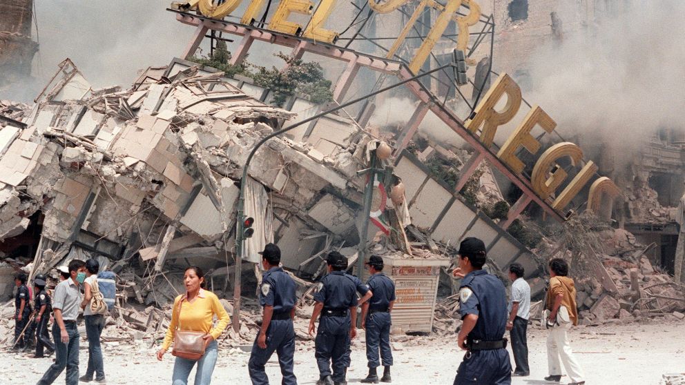 Devastador terremoto en México.