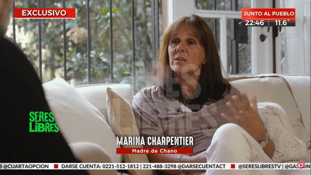 Marina conversando con Gastón Pauls (Crónica HD).