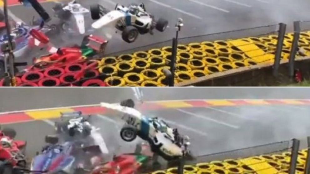 El choque fue de alto impacto pero ning�n piloto sali� herida. 