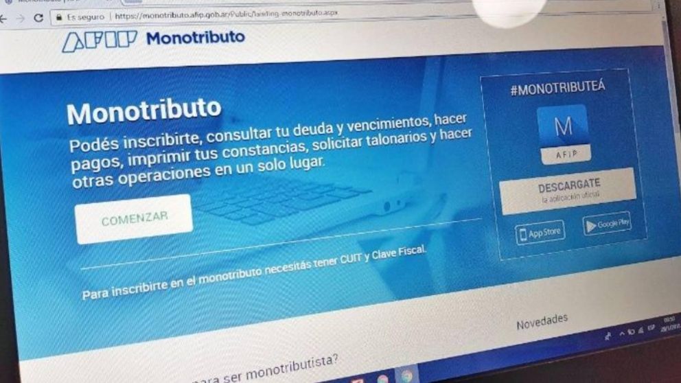 Monotributistas ya pueden tramitar los créditos a tasa cero.