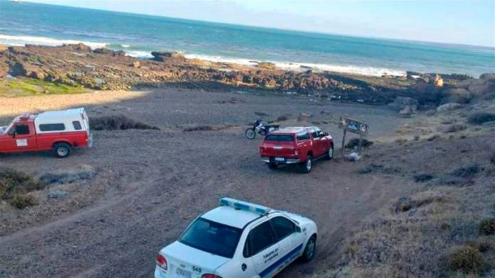 La playa donde fue asesinado el nene y violada la mamá.