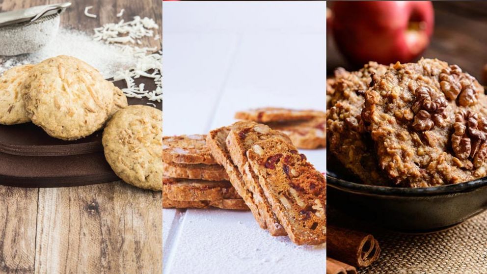 Tres opciones de galletas dulces y saludables que aportan saciedad, y satisfacen tu antojo dulce del día.