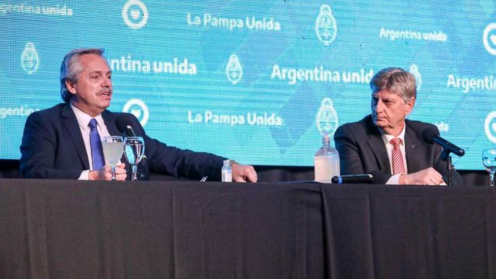 El Presidente y el gobernador Ziliotto volverán a encontrarse este viernes (Archivo).