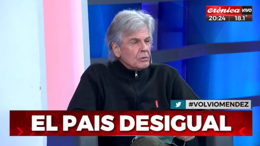 Raúl Rizzo exigió al Gobierno realizar "una revolución armada" para terminar con los problemas de pobreza del país (Captura de pantallla).