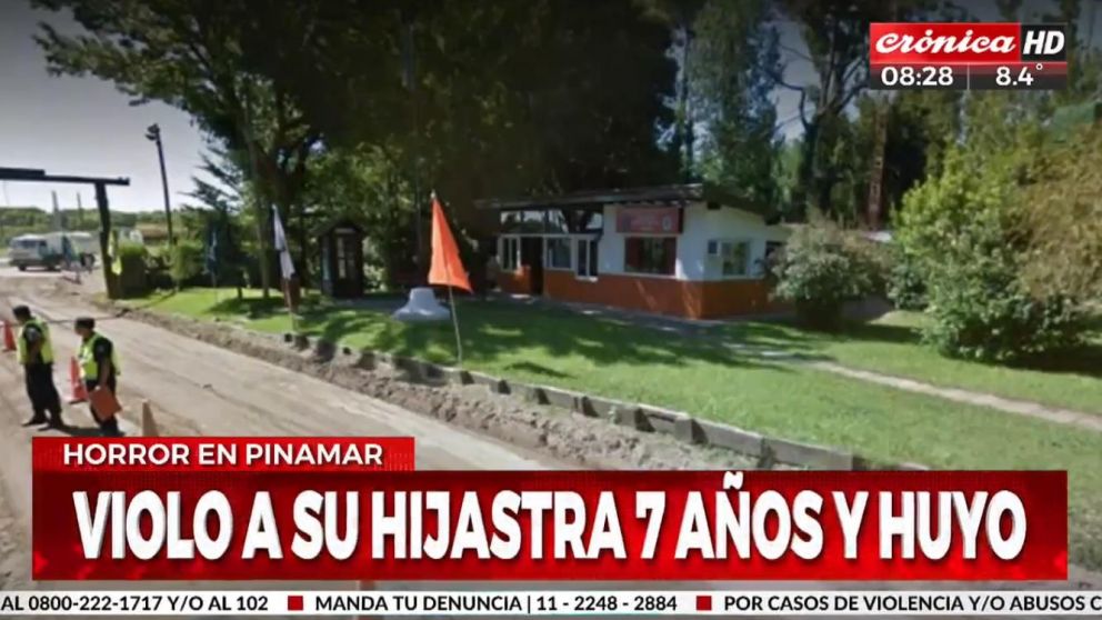 La comisaría 4° de Cariló, donde Claudio Estigarribia cumplía funciones (Crónica HD).
