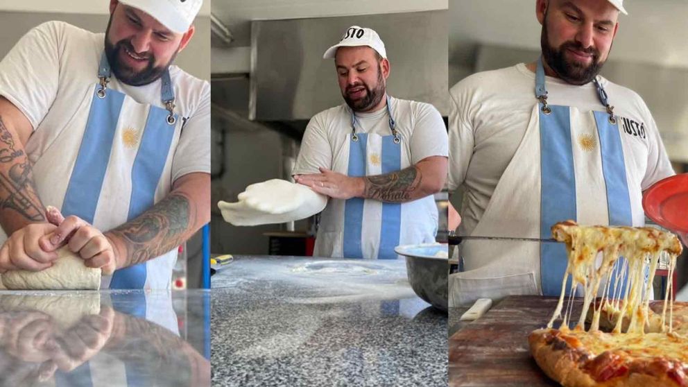 Gonzalo Dacovich, el pizzero argentino que clasific� al mundial de la pizza en Italia.