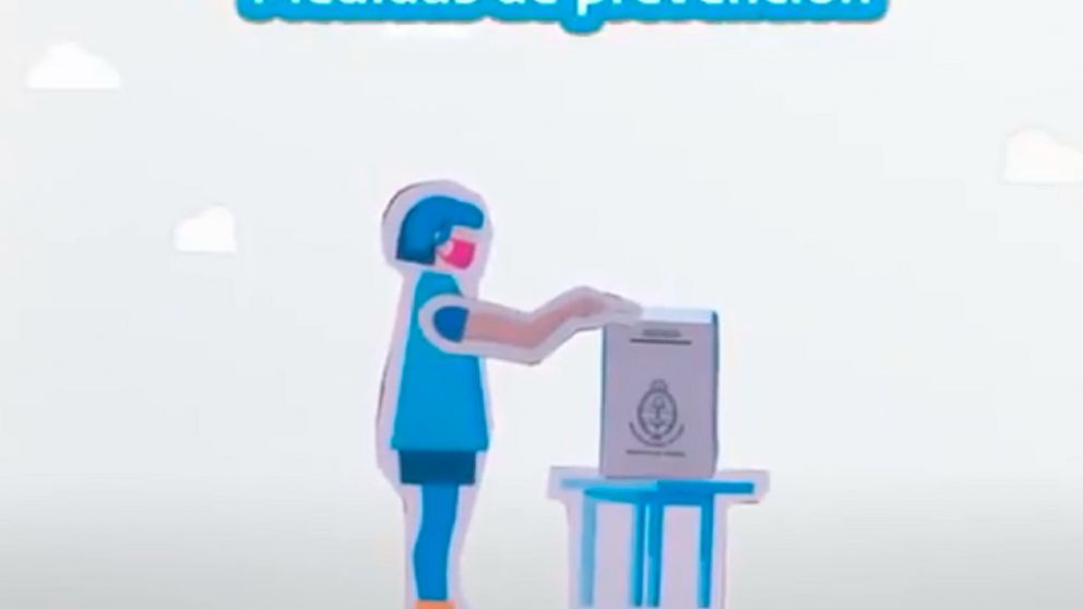 Elecciones PASO 2021: estas son las recomendaciones del Gobierno para ir a votar en tiempos de Covid. (Captura de video)