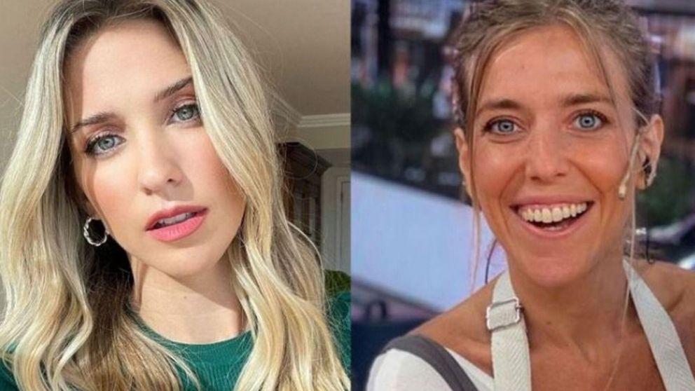 La modelo Soledad Fandi�o y la cocinera Chantal Abad, ambas compa�eras del ciclo televisivo de "Es por ah�". 