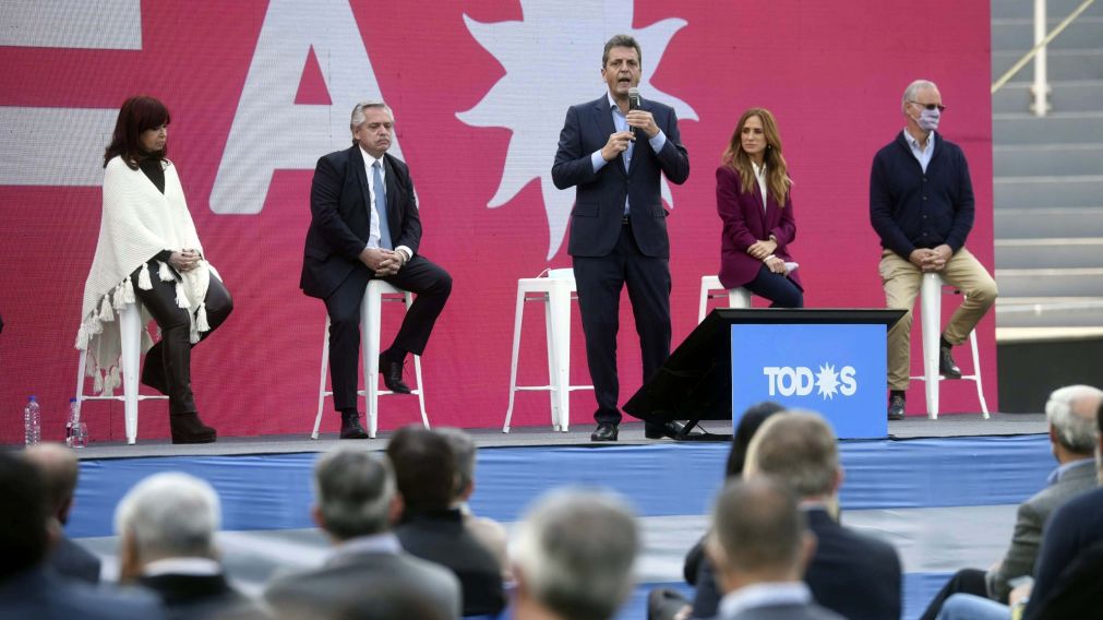 Sergio Massa resalt� que se viene la discusi�n por los ingresos y por el acuerdo con el FMI. (FOTO T�LAM)