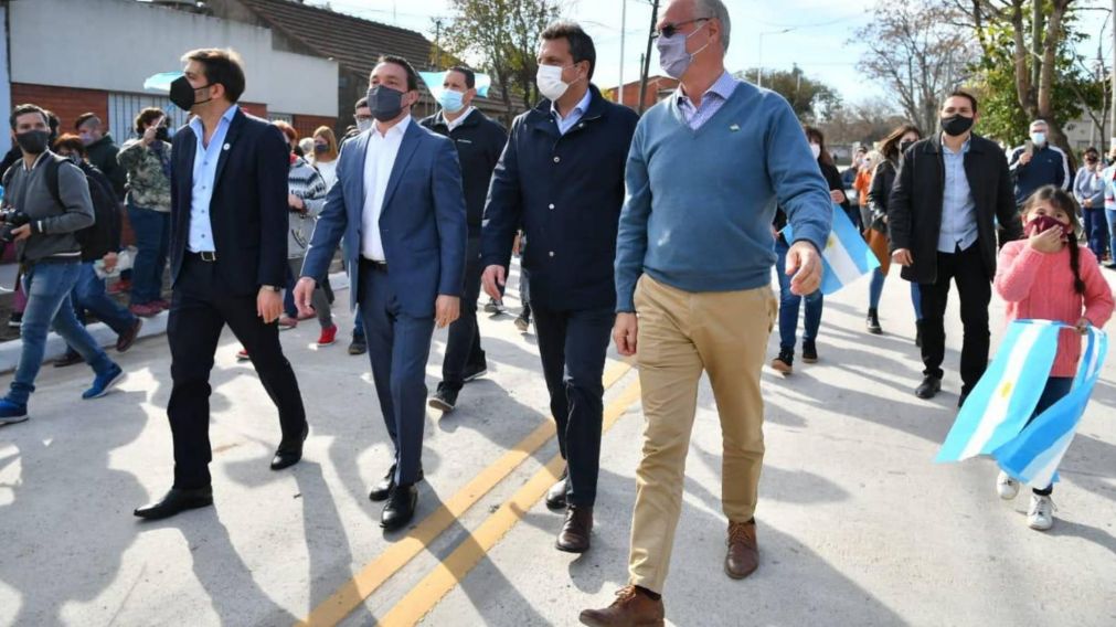 Watson, Massa y Bianco inauguraron importante obra vial en Florencio Varela.