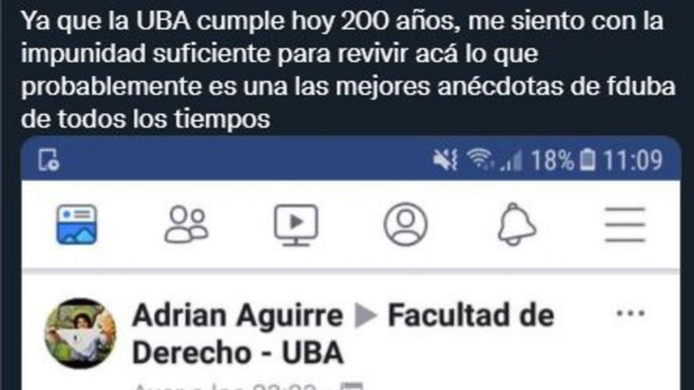 La publicación de Twitter recopiló esta insólita anécdota que se viralizó en las redes.