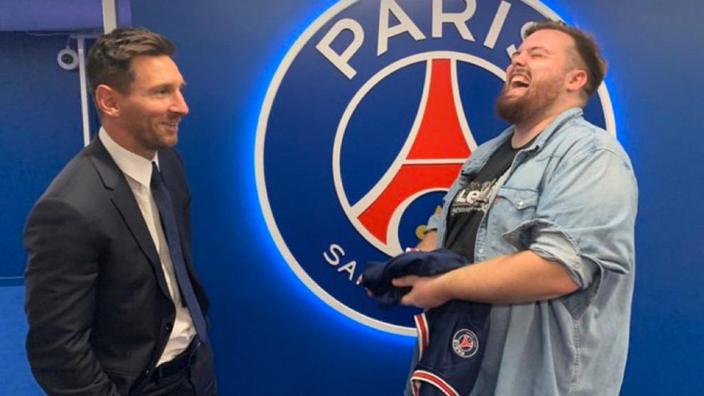 Postal del debut de Messi en Twitch con Ibai Llanos. (Captura video)