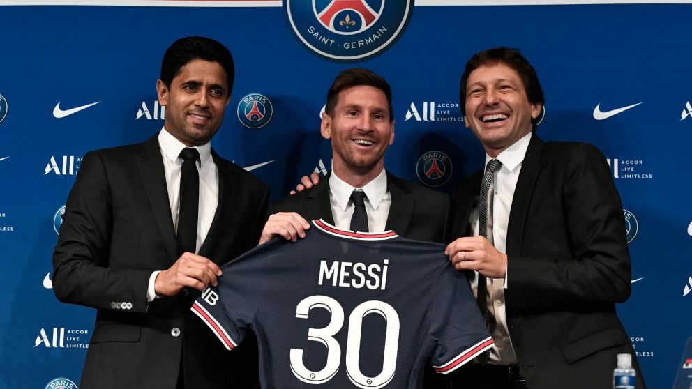 Lujosa presentación de Lionel Messi en París Saint Germain (Télam).