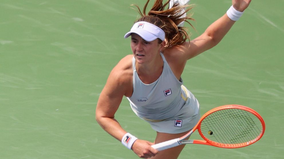 Nadia Podoroska mostró su jerarquía en el debut del Abierto de Montreal.