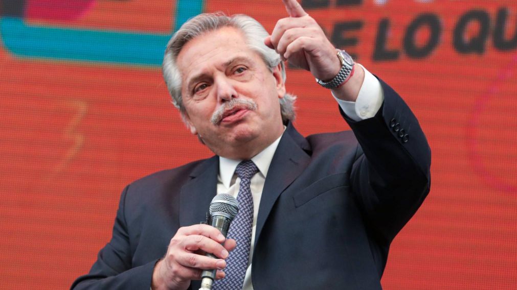 El presidente Alberto Fern�ndez, durante el anuncio del Plan Argentina Programa (Captura de pantalla).