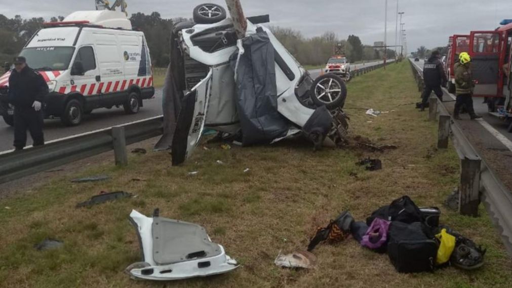 Choque fatal en Autopista Ezeiza-Cañuelas.