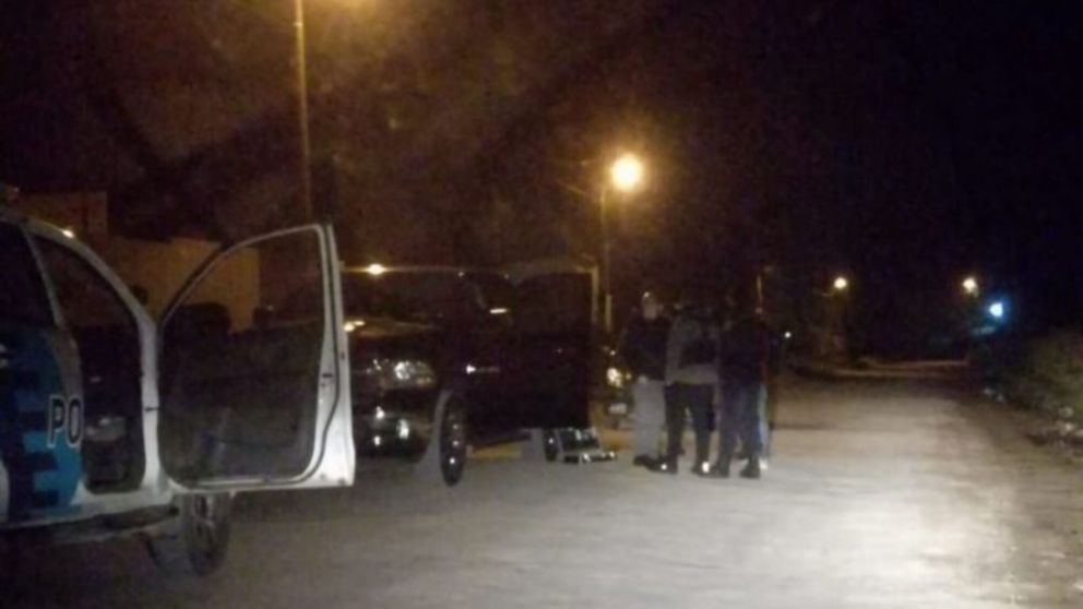 La camioneta fue abandonada