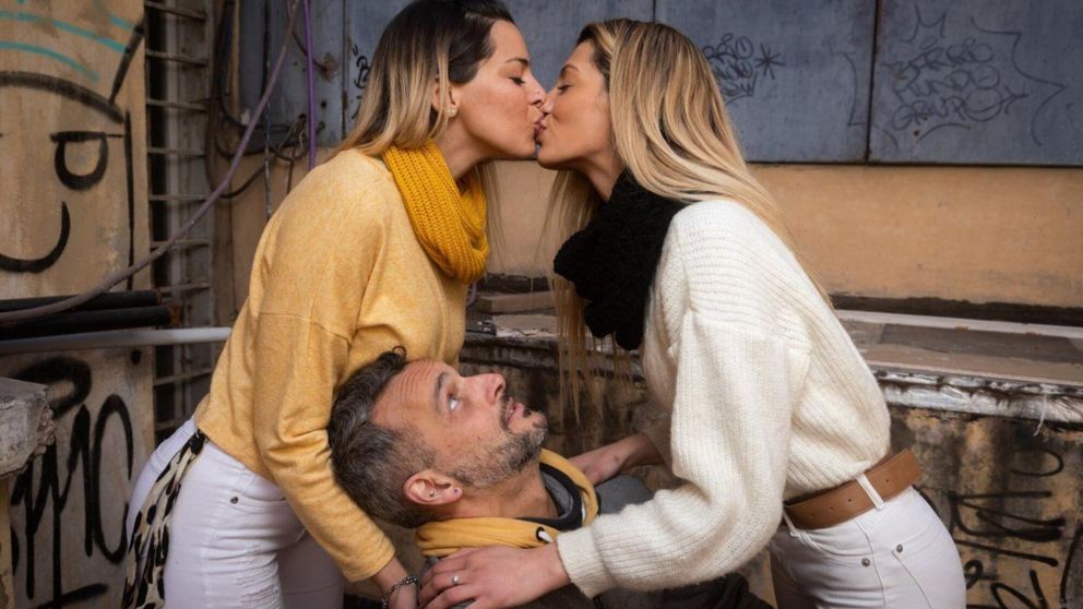 Maira, Nazareno y Eliana se definen como una pareja de tres, que lleva cuatro años juntos.