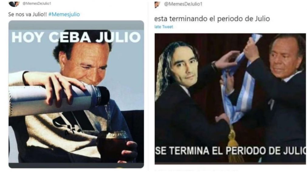 Julio Iglesias y Daniel Agostini son los protagonistas de los memes más divertidos.