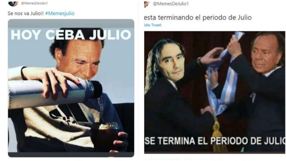 Julio Iglesias y Daniel Agostini son los protagonistas de los memes más divertidos.
