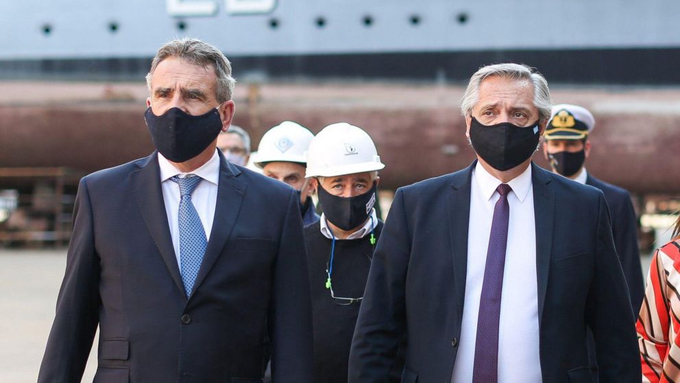 Agust�n Rossi agradecido con Alberto Fern�ndez y Cristina Fern�ndez (Archivo).