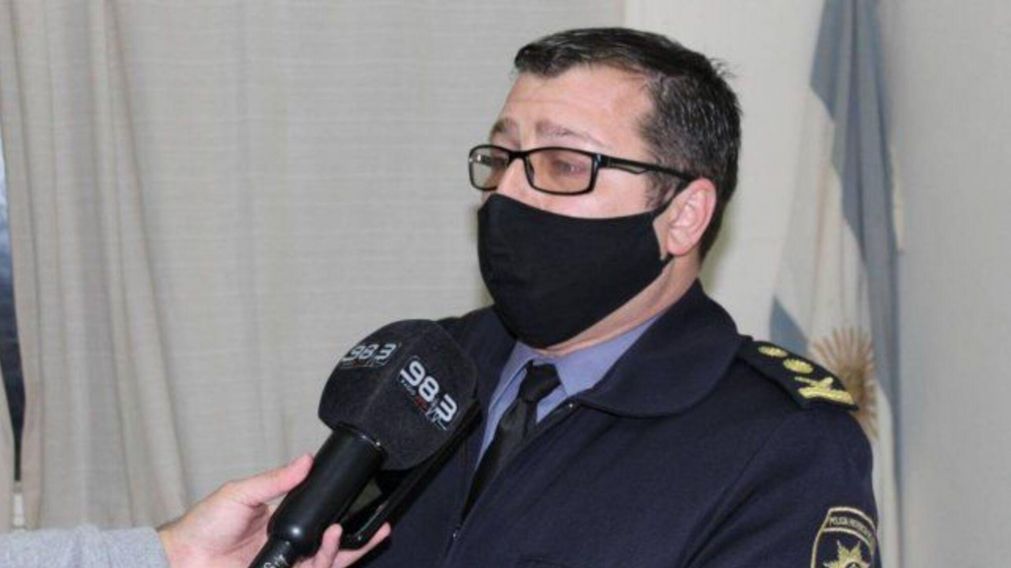 Ariel Zancocchia, subjefe de la Policía de Santa Fe, sospechado en una causa por venta de autopartes de patrulleros (Gentileza Voz de Santa Fe).