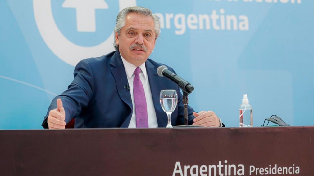 Fernández insistió en reclamar mejores condiciones de acceso a las vacunas para todos los países de la región (Télam).