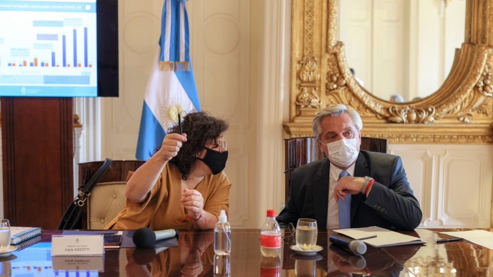 Alerta por cepa Delta de Covid y posible circulación comunitaria (imagen Casa Rosada).