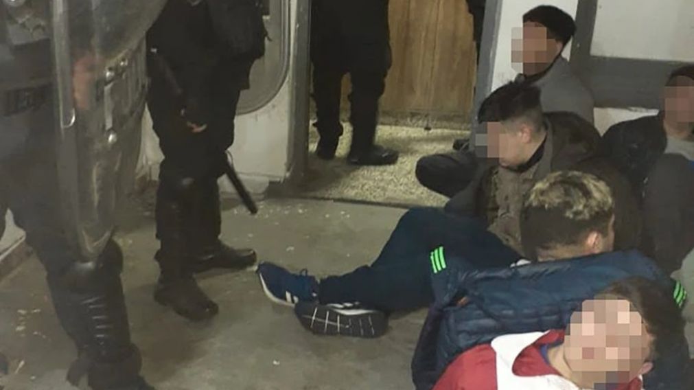 As� fueron reducidos los delincuentes que provocaron al amotinamiento.
