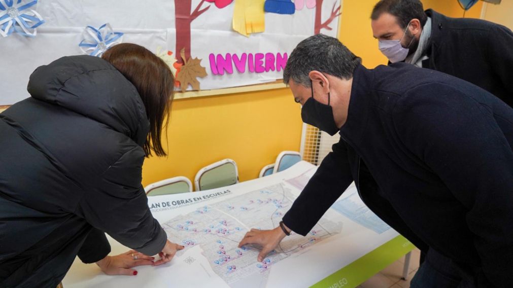 Vicente López continúa el plan de obras en instituciones educativas.