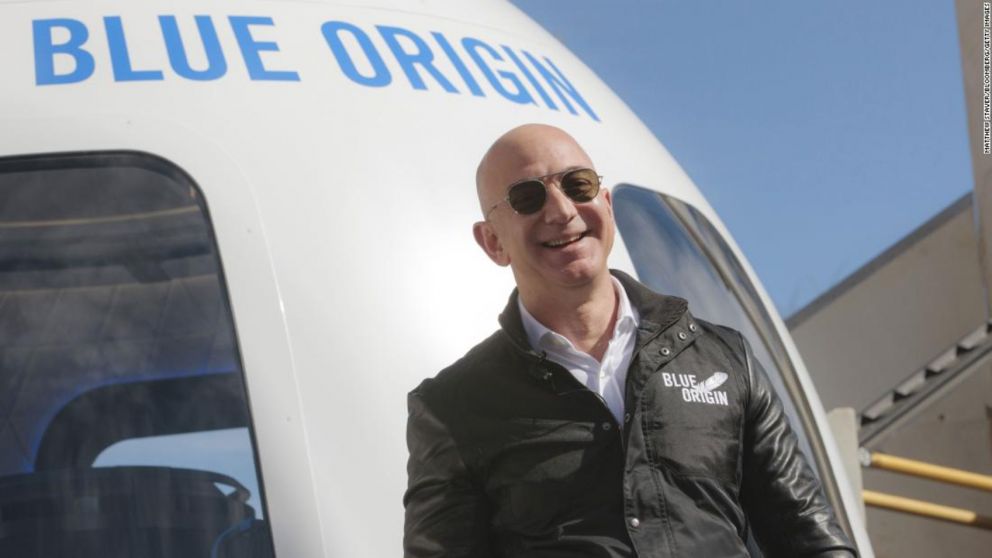 Llegó el día: Jeff Bezos cumplirá su sueño de viajar al espacio después de 20 años de espera (Imagen Blue Origin).