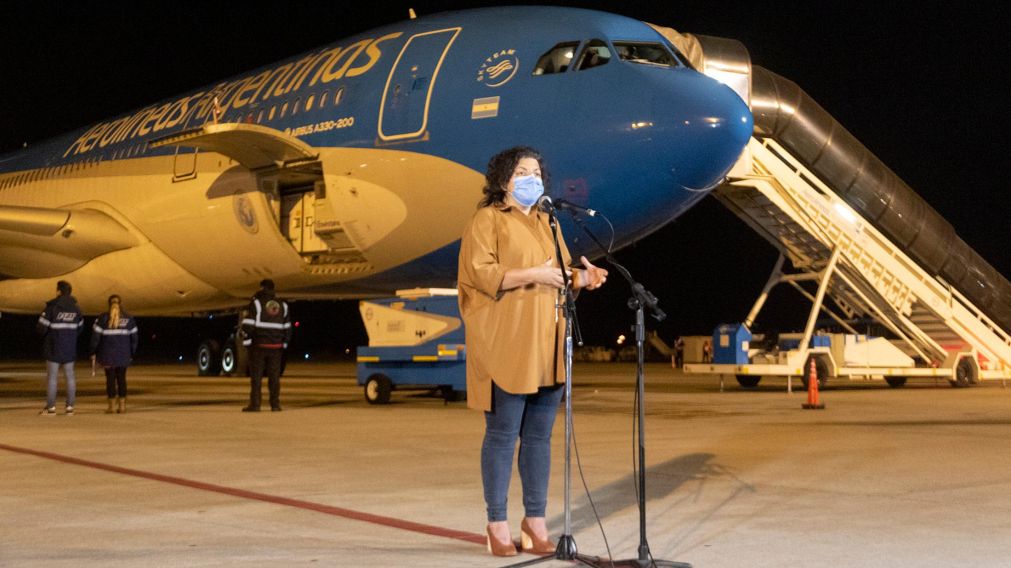 La ministra de Salud, Carla Vizzotti, expresó que la primavera será mejor de lo que la gente espera por la llegada de las vacunas contra el Covid-19. (Presidencia)