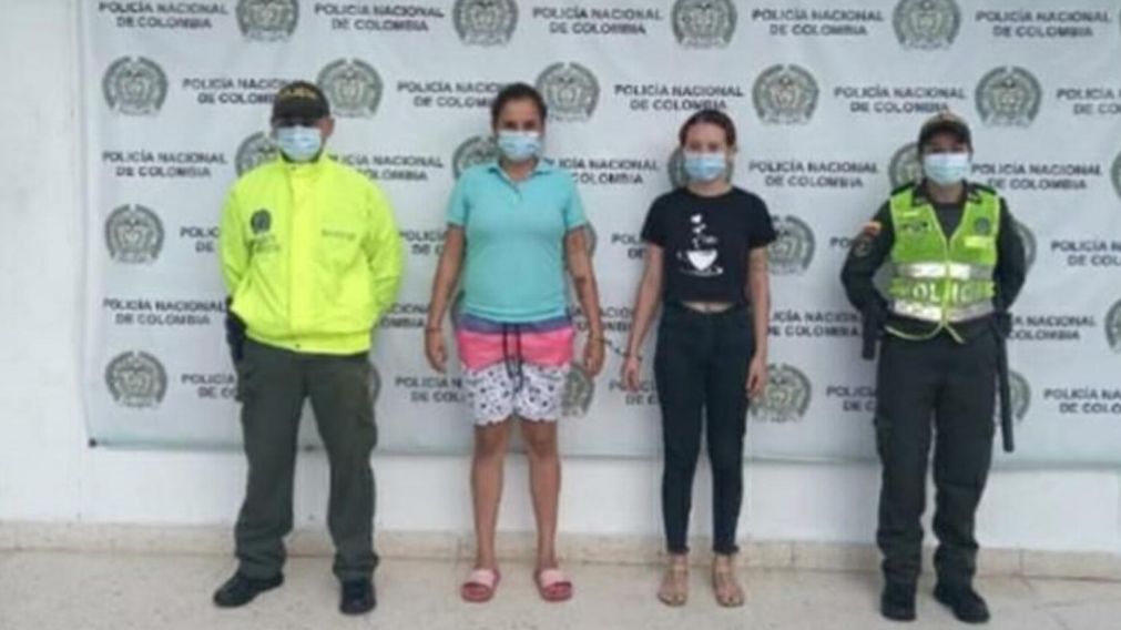 Dos mujeres y un hombre fueron detenidos en Colombia por el aberrante episodio (Twitter).